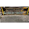 Image 1 : SIX SKIDS OF FABRICATING SHEET METAL- MIXED FLASHING, ALUMINUM OFF CUTS, ALUMINUM CHECKER PLATE,