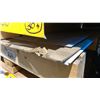 Image 4 : 3 SKIDS OF ALUMINUM FABRICATING SHEET METAL- 12 GAUGE PVC 4X10 & OFF CUTS APPROX 35+ SHEETS
