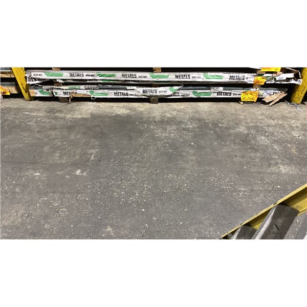 TWO SKIDS OF FABRICATING SHEET METAL- 12 GAUGE 5X10 S/S & S/C APPROX 13 SHEETS