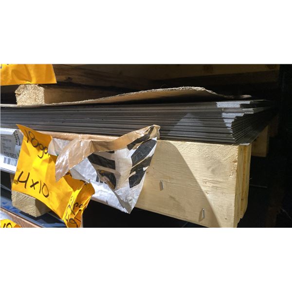 ONE SKID OF FABRICATING SHEET METAL- 18 GAUGE C/R 4X10 APPROX 30 SHEETS