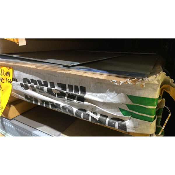 ONE SKID OF ALUMINUM FABRICATING SHEET METAL- 1/8 OFF CUTS