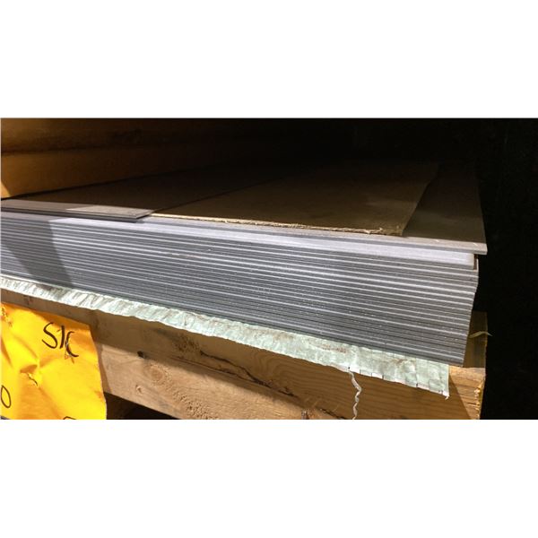 ONE SKID OF FABRICATING SHEET METAL- 12 GAUGE S/C 4X10 APPROX 20 SHEETS
