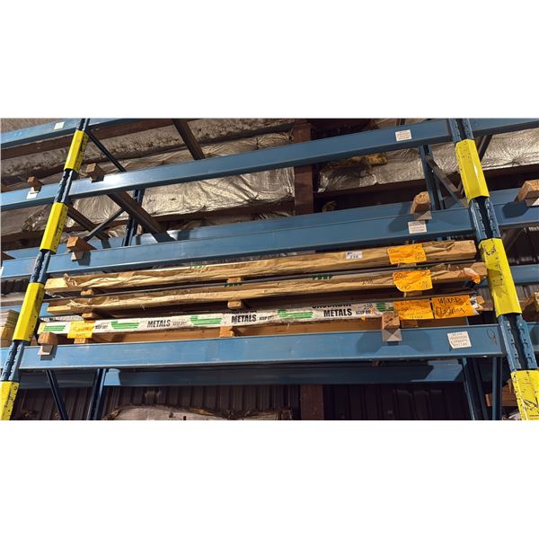 THREE SKIDS OF FABRICATING 4X10 SHEET METAL- 22 GAUGE S/C, 20 GAUGE S/C & MIXED FLASHING