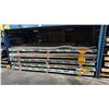 Image 1 : FIVE SKIDS OF 4X10 FABRICATING SHEET METAL- 20 GAUGE C/R, 12 GAUGE ALUMINUM PVC, 14 GAUGE ALUMINUM