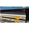 Image 1 : TWO SKIDS OF ALUMINUM FABRICATING SHEET METAL- 10 GAUGE PVC 4X10, 11 GAUGE PVC 1-SIDE 5X10