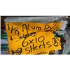 Image 8 : SEVEN SKIDS OF FABRICATING SHEET METAL- 16 GAUGE S/S 5X10, 14 GAUGE S/S, 1/8 ALUMINUM PVC, 5/32