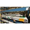 Image 2 : ONE SKID OF FABRICATING SHEET METAL- 22 GAUGE GALVANIZED PERFORATED 4X7 APPROX 70 SHEETS