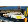 Image 1 : ONE PALLET OF FABRICATING SHEET METAL- 22 GAUGE GALVANIZED PERFORATED 4X4 APPROX 125 SHEETS