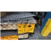 Image 7 : FOUR SKIDS OF ASSORTED CHECKER PLATE, METAL MESH MATERIAL & A FEW SHEETS OF 10 GAUGE ALUMINUM