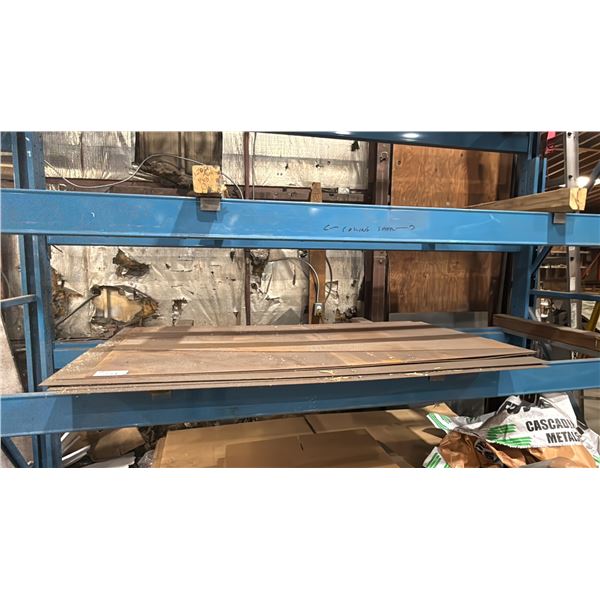 ONE SKID OF ASSORTED SIZED STEEL SHEETS