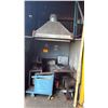 Image 1 : METAL SHOP TABLE, SMALL METAL TABLE, CART, SMALL WORK STATION WITH ASSORTED SHOP ITEMS