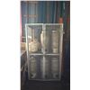 Image 1 : 2 TIER 2 DOOR METAL PROPANE STORAGE CABINET *PROPANE BOTTLES NOT INCLUDED*