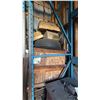 Image 6 : LARGE GROUP OF ASSORTED ITEMS- MILLER MIG WELDER, WELDING LINES, DUCT VENTING, TIRES, WOODEN CRATE,