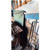 Image 2 : GROUP OF ALUMINUM FRAMED OLD WELDING CURTAINS
