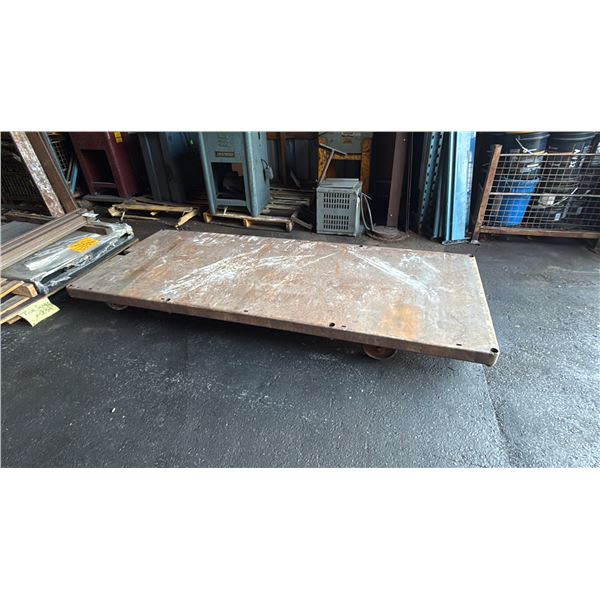 LARGE ALL STEEL 4 WHEEL MATERIAL FLAT DOLLY