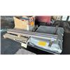 Image 5 : SKID OF FINE SCREEN MESH, FRONT BAR, HARDWARE & 4 WAY MULTI-V PRESS BRAKE BOTTOM DIE