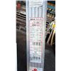 Image 2 : ALLRIGHT 8' ALUMINUM LADDER & 4 PLASTIC FOLDING TABLES