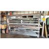 Image 1 : 2 LARGE WOODEN SHOP TABLES APPROX 10' X 4' X 37"H