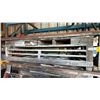 Image 3 : 2 LARGE WOODEN SHOP TABLES APPROX 10' X 4' X 37"H