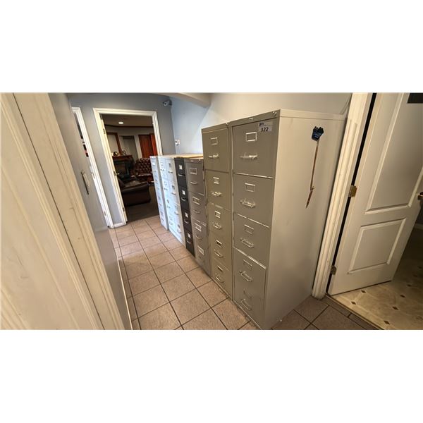 GROUP OF 7 ASSORTED FILING CABINETS