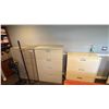 Image 1 : GROUP OF 4 ASSORTED FILING CABINETS
