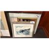 Image 4 : GROUP OF 3 FRAMED PICTURES & 1 MIRROR