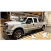 Image 1 : 2013 FORD F250 SUPER DUTY XLT 4X4, 4DR CREW CAB PICKUP, WHITE, VIN 1FT7W2B68EEA19111,