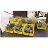 Image 4 : 4-TIER METAL SHELVING UNIT WITH ASSORTED METAL LATHE ATTACHMENTS CONTENTS