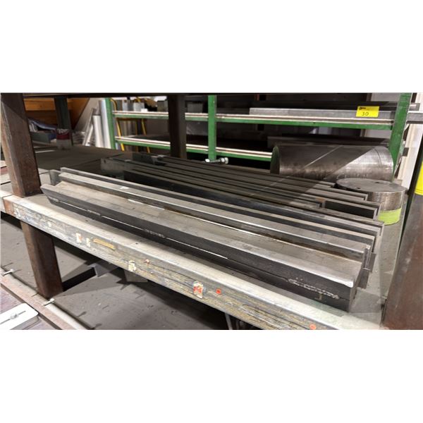 SHELF OF ASSORTED INDUSTRIAL PRESS BRAKE DIES & MORE
