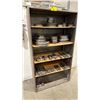 Image 1 : 6-TIER SHELVING UNIT WITH ASSORTED PRESS BRAKE DIES & GROOVED ROLLERS