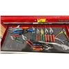 Image 5 : HUSKY 10 DRAWER PORTABLE TOOLBOX WITH ASSORTED CONTENTS INCLUDING; LEVELS, HUSKY 10-PC COMBINATION