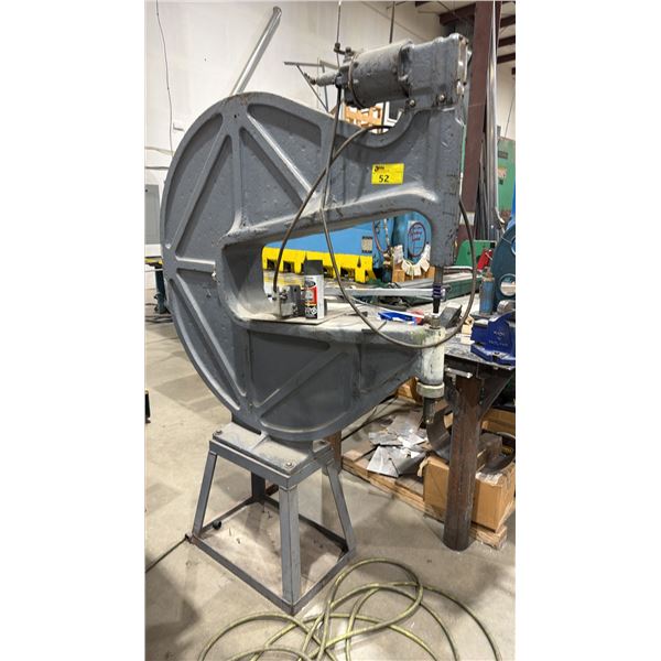 INDUSTRIAL COMPRESSION RIVETER APPROX 52IN X 7FT