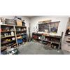 Image 2 : CONTENTS OF ROOM INCLUDING; STANLEY SOCKET SET, 9-DRAWER PORTABLE TOOLBOX, HOSES, HAND TOOLS, POWER
