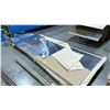 Image 1 : PALLET OF ASSORTED SIZE SHEETS OF ALUMINUM UP TO 12FT X 4FT