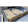 Image 2 : PALLET OF ASSORTED SIZE SHEETS OF ALUMINUM UP TO 12FT X 4FT & WOOD PANEL 12FT X 4FT