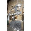 Image 1 : LOT OF ASSORTED ALUMINUM CUT PARTS *MUST TAKE ALL - ALL PIECES ON WALL INCLUDED*