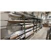 Image 2 : 6-TIER SHELVING UNIT WITH ASSORTED ALUMINUM CONTENTS APPROX 24FT IN TOTAL LENGTH WITH ASSORTED SIZE