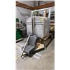 Image 1 : ALUMINUM AIRPLANE COCKPIT WITH SEATS ON 4-WHEEL 2-TIER STEEL PULL CART APPROX 7.5FT X 44IN X 80IN
