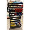 Image 2 : PORTABLE METAL RACK WITH ASSORTED RIVETS, WASHERS, BOLTS & NUTS CONTENTS