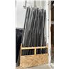 Image 1 : SECTION OF ASSORTED SIZE & LENGTH METAL RODS *MUST TAKE ALL*