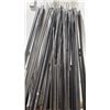 Image 2 : SECTION OF ASSORTED SIZE & LENGTH METAL RODS *MUST TAKE ALL*