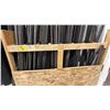 Image 3 : SECTION OF ASSORTED SIZE & LENGTH METAL RODS *MUST TAKE ALL*