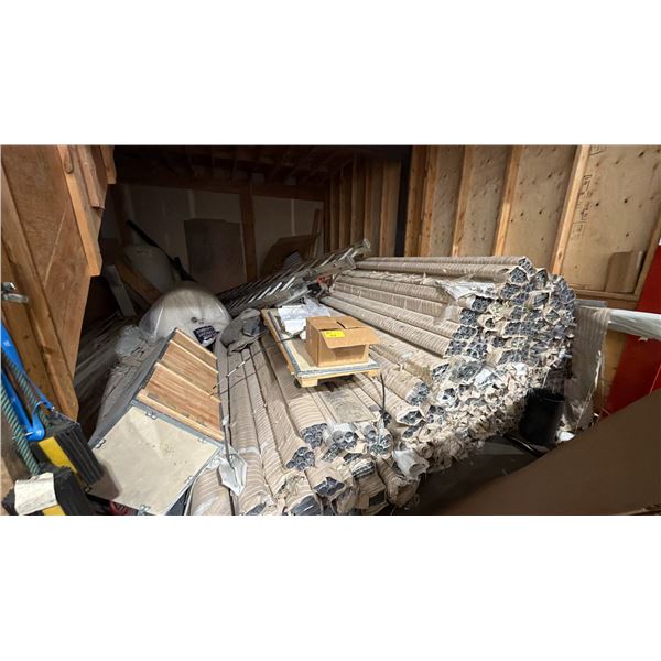VERY LARGE SELECTION OF ALUMINUM RODS, BARS, PIECES, LADDERS & MORE *MUST TAKE ALL*