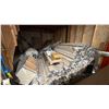Image 1 : VERY LARGE SELECTION OF ALUMINUM RODS, BARS, PIECES, LADDERS & MORE *MUST TAKE ALL*