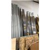 Image 2 : LARGE SECTION OF ASSORTED ALUMINUM RODS, PANELS & PIECES *MUST TAKE ALL*