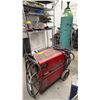 Image 3 : LINCOLN ELECTRIC NASCAR POWER MIG 2550 PORTABLE MIG WELDER WITH LARGE ACETYLENE TANK, HOSES &