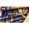 Image 3 : PORTABLE METAL SHELVING UNIT WITH ASSORTED FABRICATED METAL PARTS CONTENTS *MUST TAKE ALL*