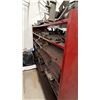 Image 2 : PORTABLE METAL SHELVING UNIT WITH ASSORTED FABRICATED METAL PARTS CONTENTS *MUST TAKE ALL*