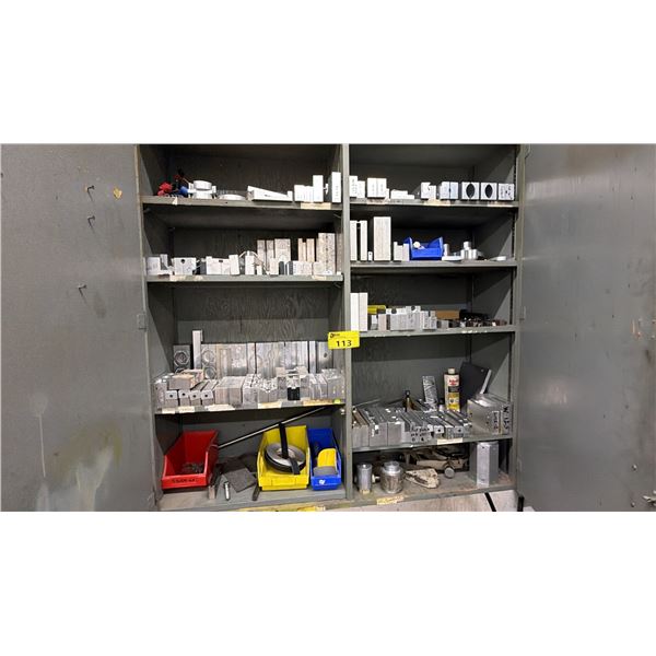 CONTENTS OF CABINET INCLUDING ALUMINUM DIES & MOLDS *MUST TAKE ALL*