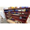 Image 2 : 6-TIER METAL SHELVING UNIT WITH ASSORTED CONTENTS INCLUDING; ALUMINUM PARTS, BITS, CLAMPS & MORE